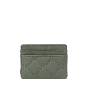 Charlie Quilted Capsule Cardholder - Beetle