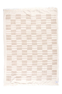 Vance Fleece Throw - Beige