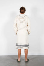 Load image into Gallery viewer, Hawthorne Hooded Terry Robe - Natural/Grey
