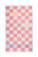 Load image into Gallery viewer, The Beckon Checkered Towel - Pink Mix
