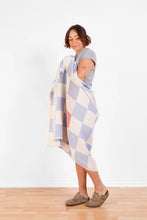 Load image into Gallery viewer, The Beckon Checkered Towel - Blue Mix
