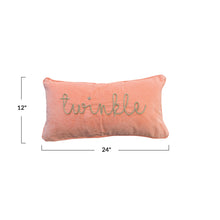 Load image into Gallery viewer, Twinkle Velvet Lumbar Pillow
