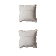 Load image into Gallery viewer, Square Detailed Christmas Pillows - White
