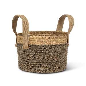 Round Handles Baskets - Jute&Cotton