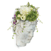 Load image into Gallery viewer, Woman Head Wall Planter
