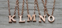 Load image into Gallery viewer, Floating Letter Necklace - Gold

