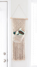 Load image into Gallery viewer, Long Macrame Wall Pocket

