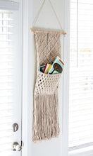 Load image into Gallery viewer, Long Macrame Wall Pocket
