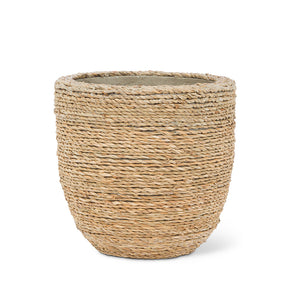 Seagrass Covered Planter