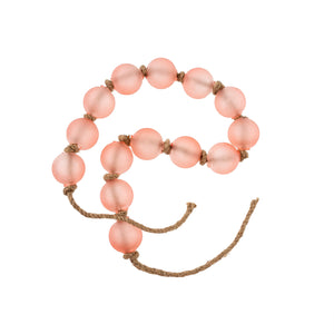 Beach Glass Beads - Pink