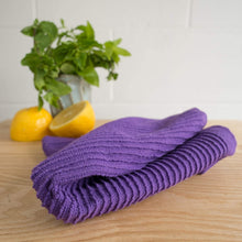 Load image into Gallery viewer, Ripple Dishcloths Set of 2 - Prince Purple
