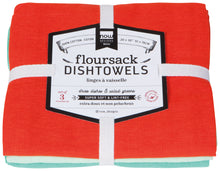 Load image into Gallery viewer, Tea Towel Floursack - Fiesta/ Jade/ Lucite
