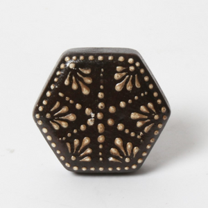 Hexagon Ceramic Knob