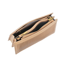 Load image into Gallery viewer, Abigail Clutch - Sand Pleated
