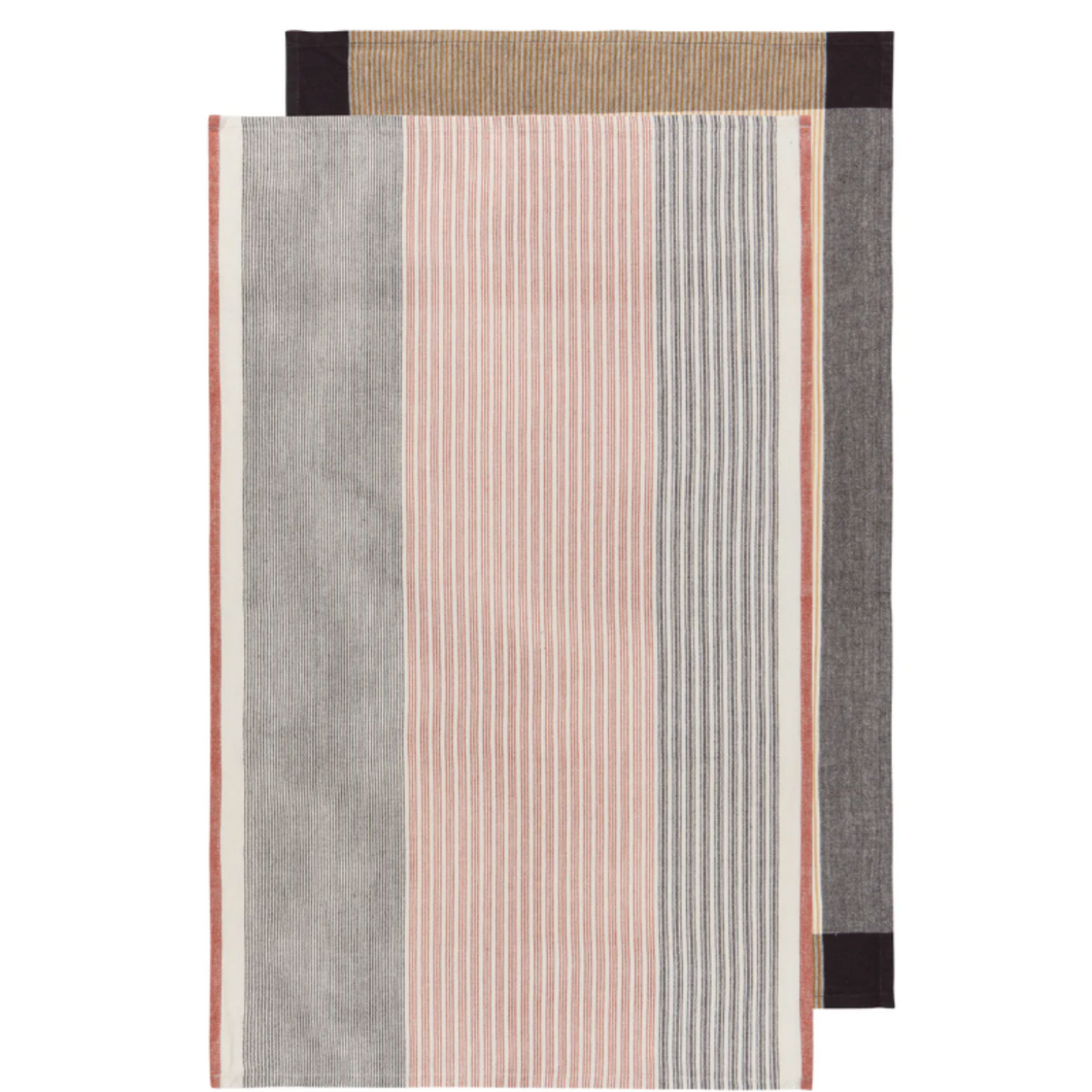 Tea Towel Array Stripe - Shadow