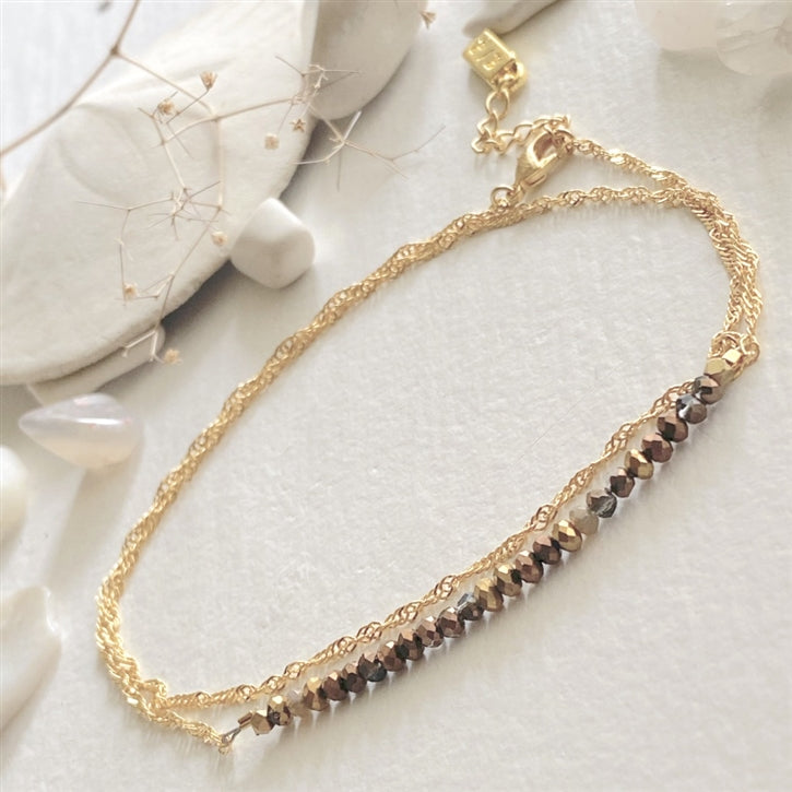 Diamond Dog Double Wrap Bracelet
