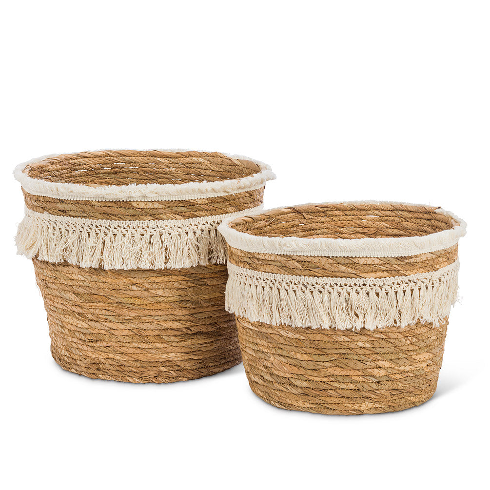 Baskets With Fringe
