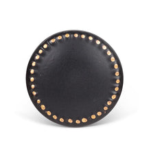 Load image into Gallery viewer, Black Matte Knob with Gold Dot Edge
