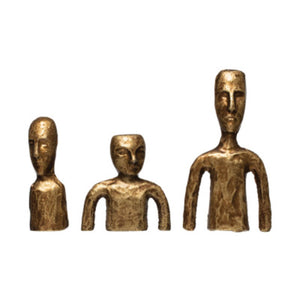 Cast Iron Figurine - Antique Gold