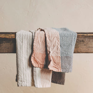 Tea Towel Array Stripe - Shadow