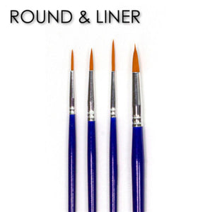 Deco Art Brushes - Round & Liner Set