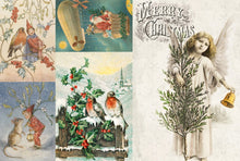 Load image into Gallery viewer, Decoupage Paper - Christmas Blocks C
