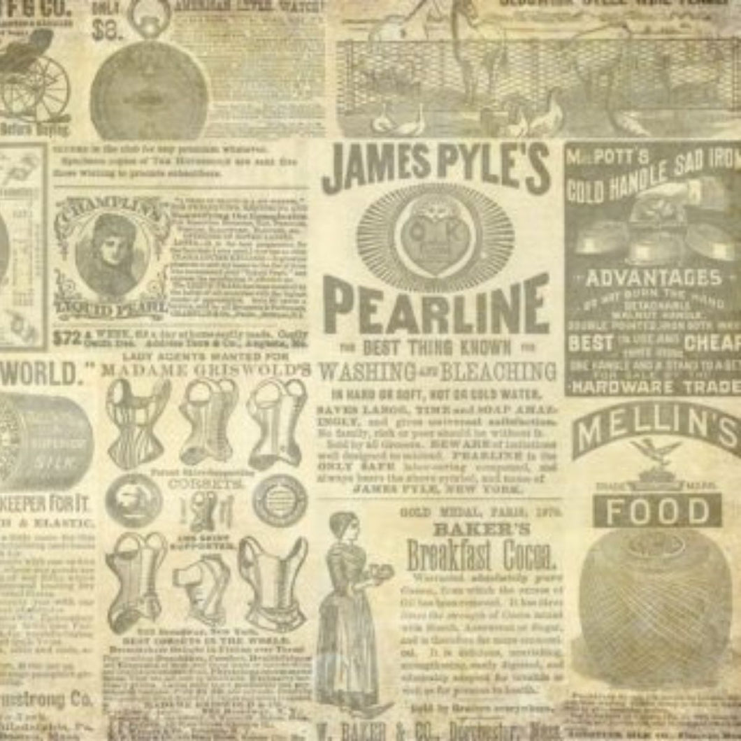 Decoupage Paper - Vintage Ads