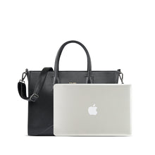 Load image into Gallery viewer, Greta Work Tote - Black (Recycled)
