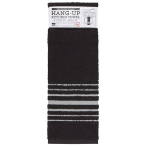 Hang Up Kitchen Towel - Black with Magnets