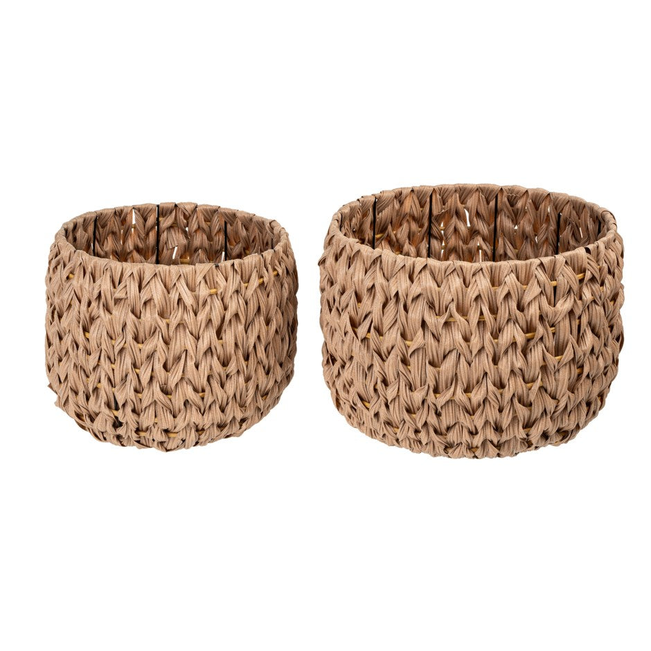 Hawthorne Storage Baskets - Brown