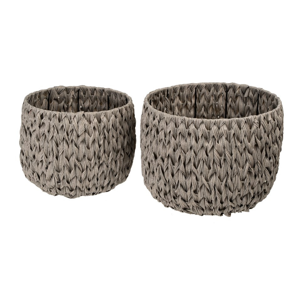 Hawthorne Storage Baskets - Grey