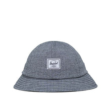 Load image into Gallery viewer, Henderson Bucket Hat - Black Seersucker, LG/XL
