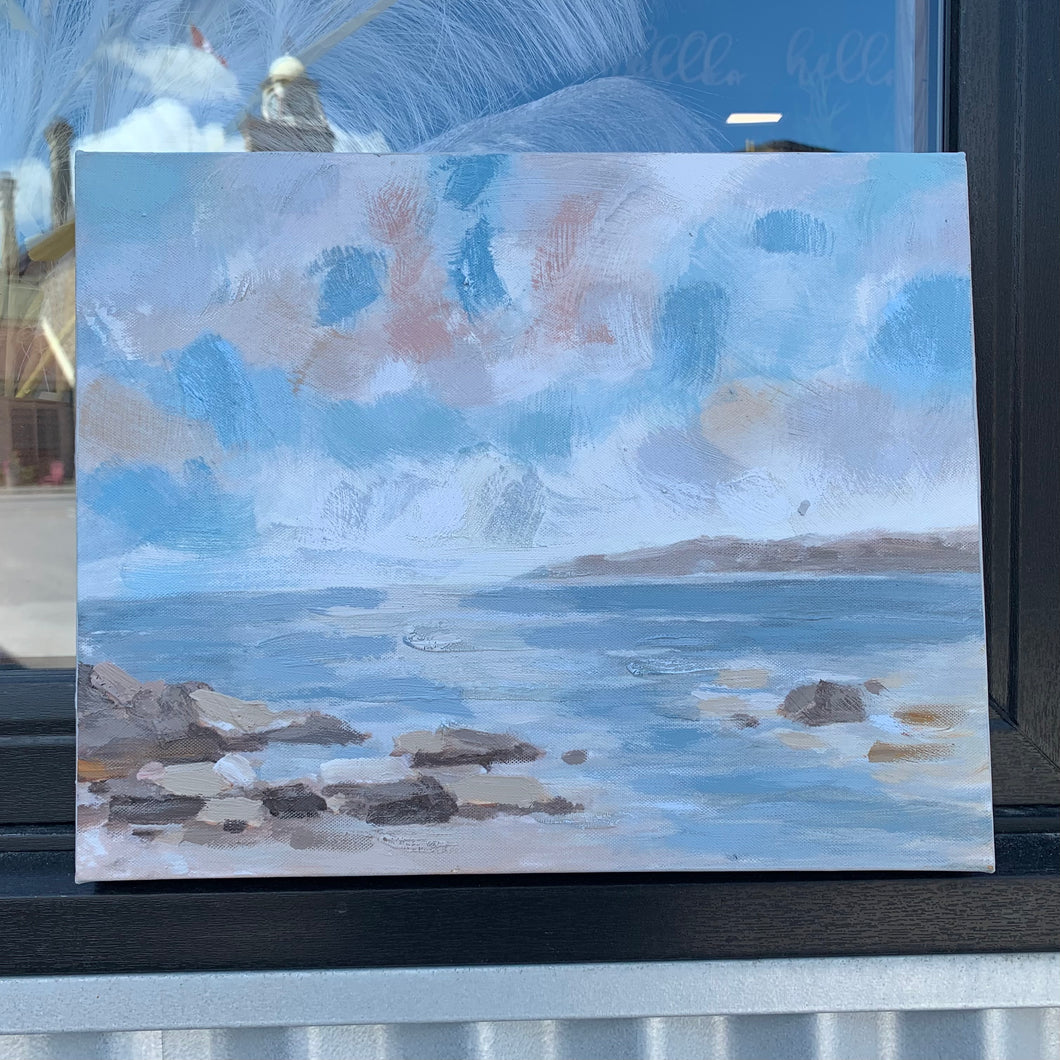 Painting Coast Scene