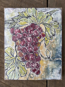 Grapes IOD Decor Stamp with Masks