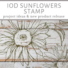 Load image into Gallery viewer, Sunflower IOD Decor Stamps

