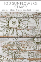 Load image into Gallery viewer, Sunflower IOD Decor Stamps
