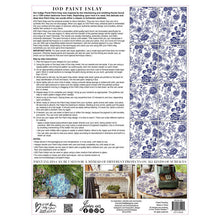 Load image into Gallery viewer, IOD Paint Inlay - Indigo Floral
