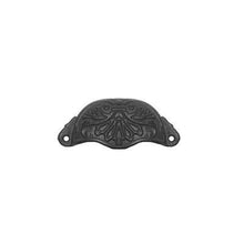 Load image into Gallery viewer, Curve Sunrise Drawer Pull - Black or Antique Metal

