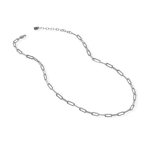 Kendall Paperclip Necklace - Silver