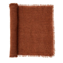 Load image into Gallery viewer, Lina Linen Runner - Burnt Umber
