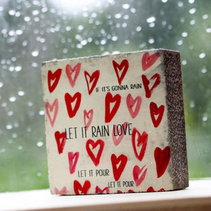 Rain Love - Mini Art Block