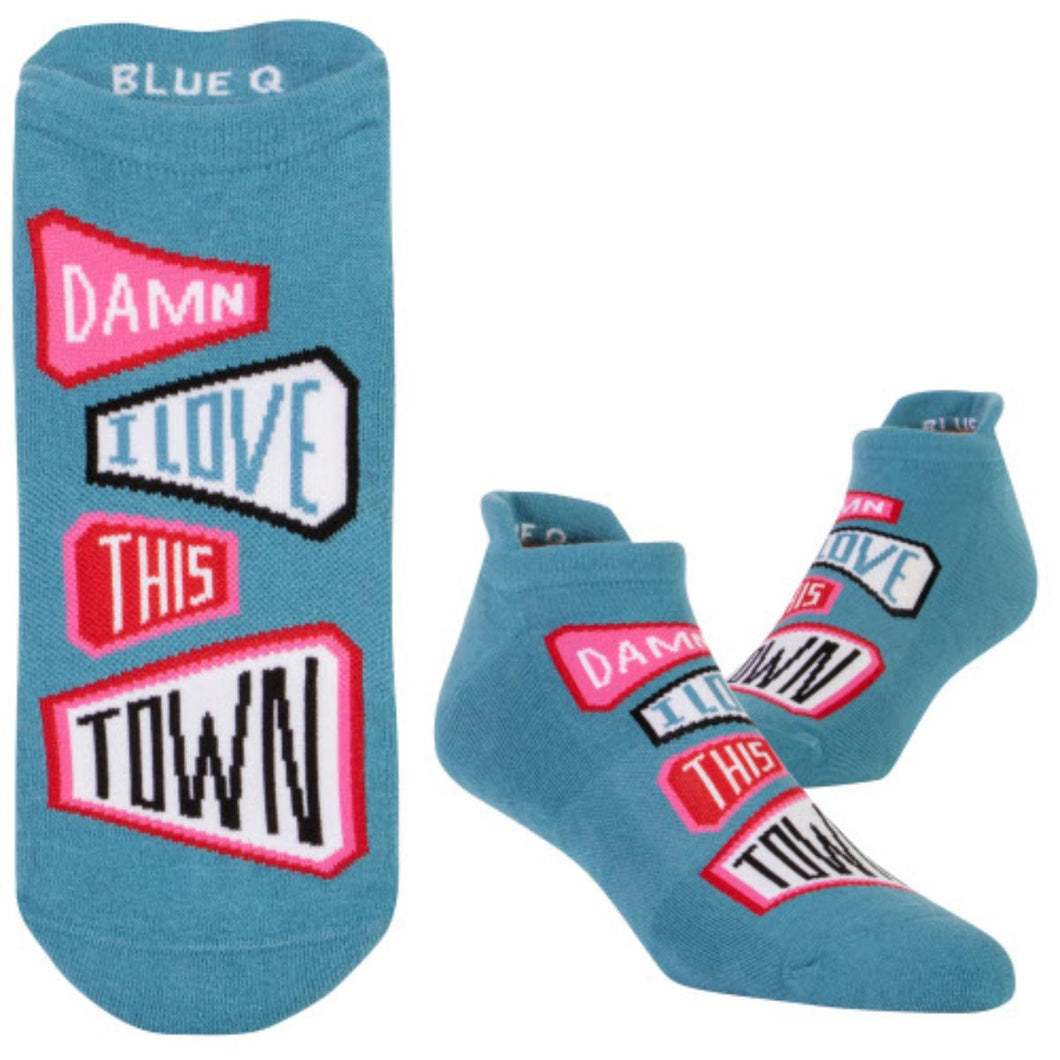 Love This Town Sneaker Socks