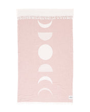Load image into Gallery viewer, Moon Phase Towel Rosewood - Tofino Towel Co.
