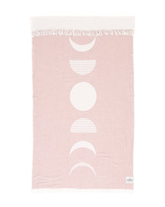 Moon Phase Towel Rosewood - Tofino Towel Co.