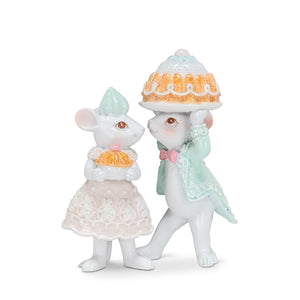 Mice Couple with Cakes - Boy