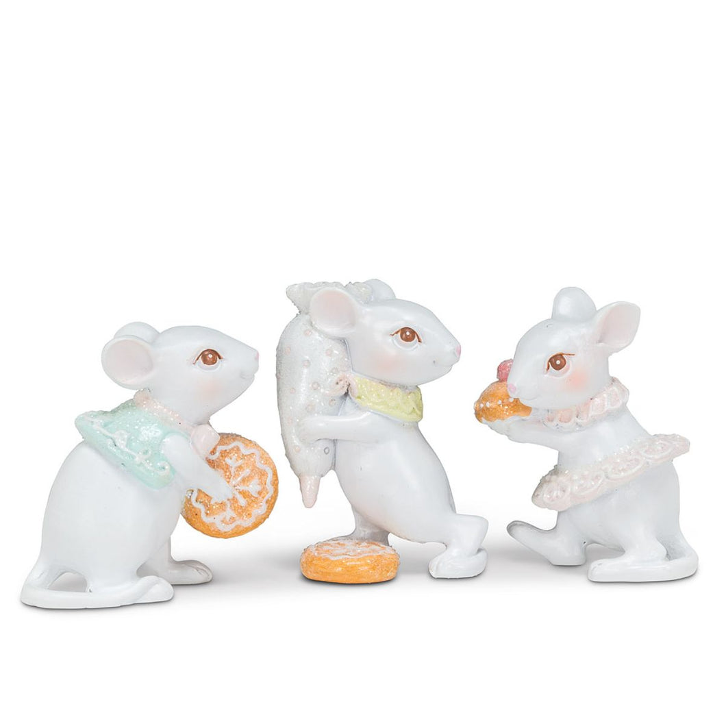 Mice with Pastries - 3 Assorted