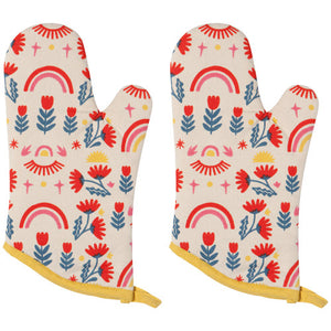 Oven Mitt - Be Here Now - Set Of 2