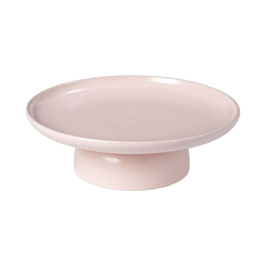 Pacifica Footed Serving Plate - Marshmallow