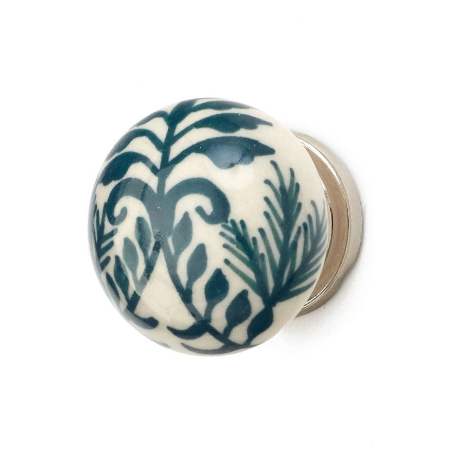 Painted Ceramic Knob - Lavigna Design