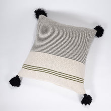 Load image into Gallery viewer, Pillow Prando - Natural/ Black/ Olive 20x20

